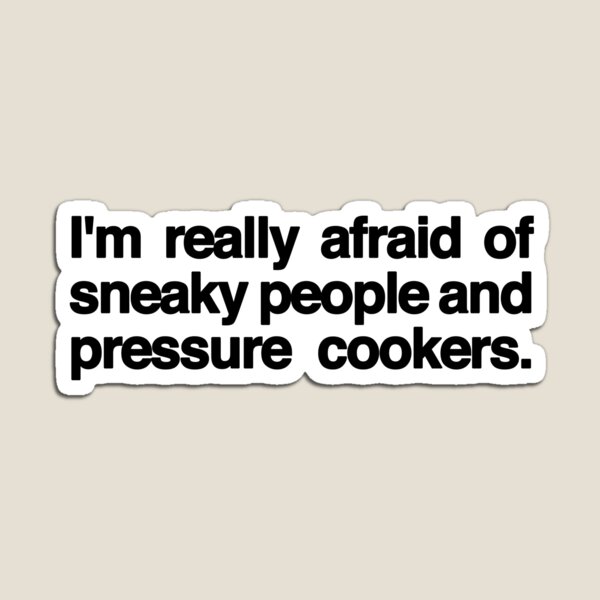 Item preview, Sneaky People and Pressure Cookers designed and sold by OriginWave.