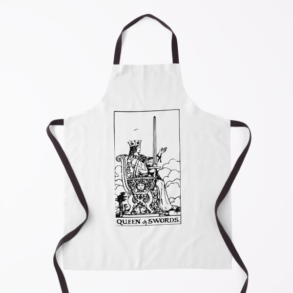 Item preview, Queen of Swords Tarot designed and sold by WordSlap.