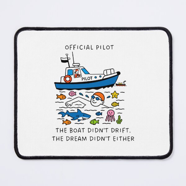 Item preview, Official Open Water Swim Pilot Gift – Male Pilot - Male Swimmer designed and sold by Open Water Swimming Gifts.