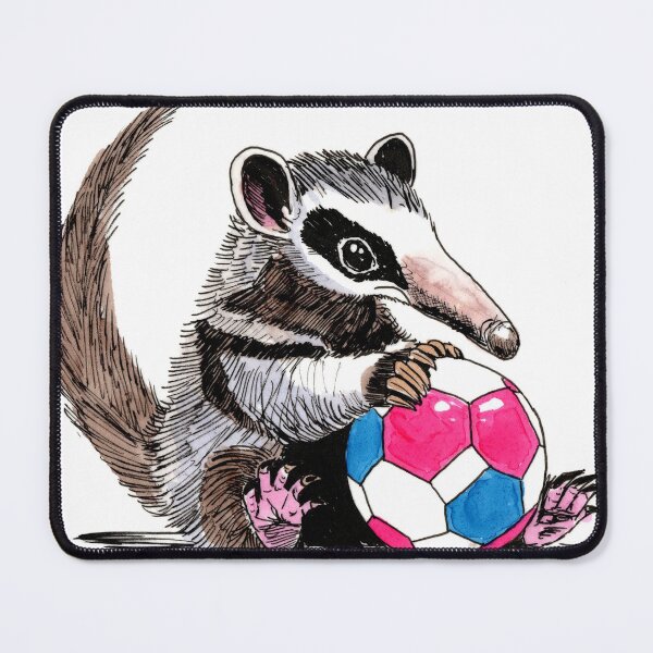 Item preview, Tamandua and a Soccer Ball designed and sold by Scribbles & Doodles by Jinx.
