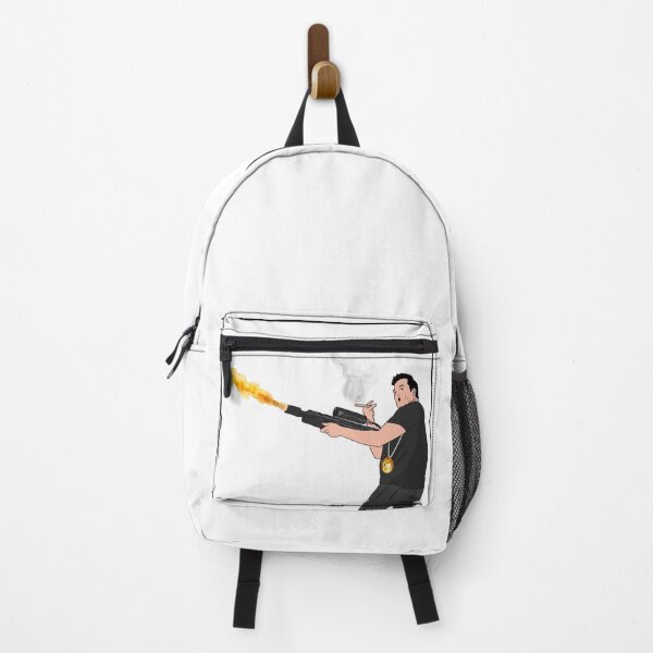 Item preview, Elon Musk Flamethrower Hand-Drawn 420 Art designed and sold by Post.Colonial.