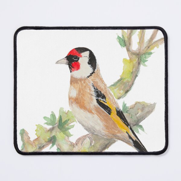 Item preview, European Goldfinch Watercolour Bird designed and sold by Studio Lisa Jayne.