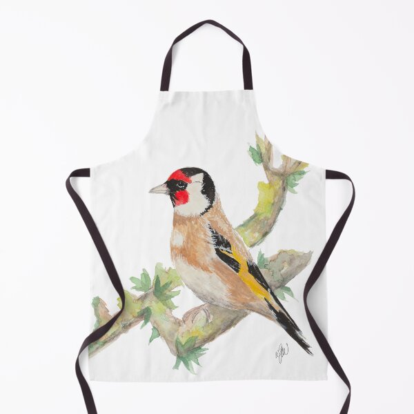Item preview, European Goldfinch Watercolour Bird designed and sold by Studio Lisa Jayne.