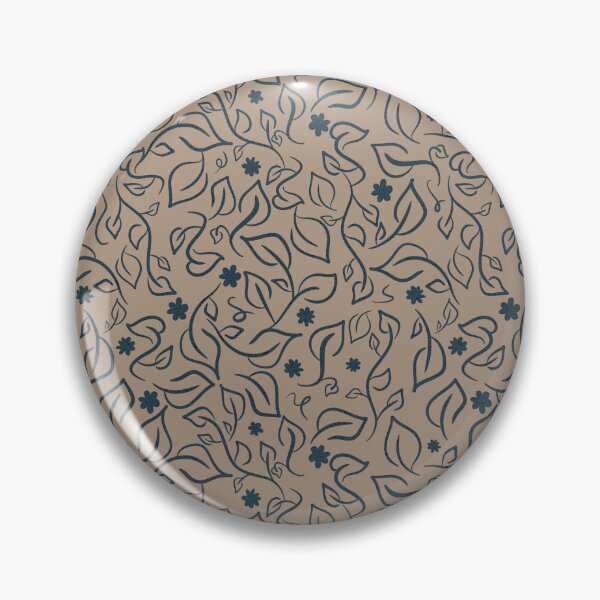 Item preview, Leaf Pattern - blue/tan designed and sold by Ginger-Lion.