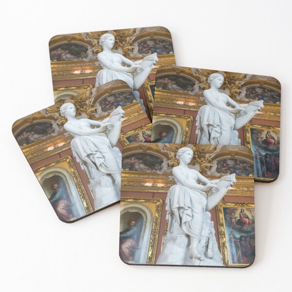 Item preview, The room of Jupiter in Uffizi Museum, with the statue of Victory by Vincenzo Cosani. designed and sold by Paolo Modena Photography    -   Fine Italian Art.
