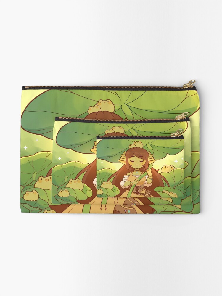Thumbnail 2 of 4, Zipper Pouch, The frog summoner designed and sold by Rihnlin.