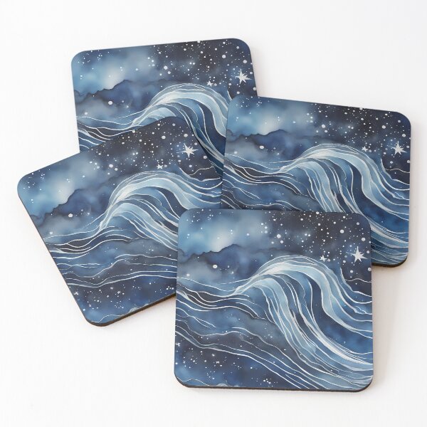 Item preview, Blue Space Wave designed and sold by CalmnessbyChoice.