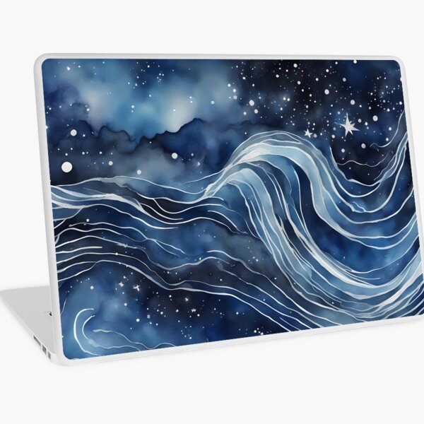 Item preview, Blue Space Wave designed and sold by BookCovered.