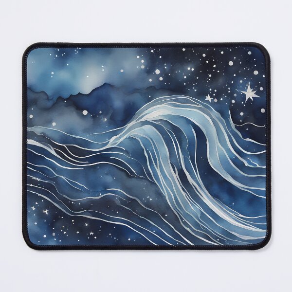Item preview, Blue Space Wave designed and sold by CalmnessbyChoice.