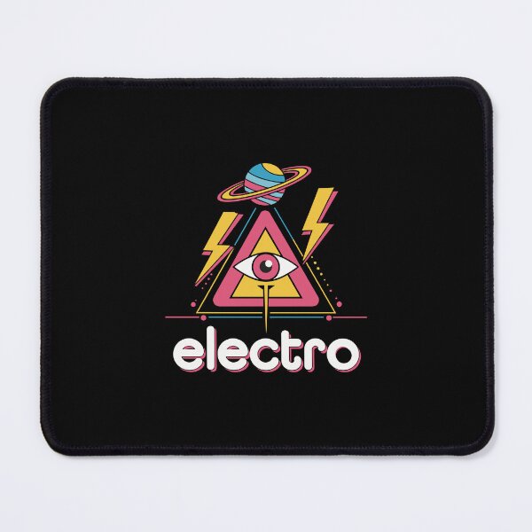 Item preview, Electro DJs T-Shirt – 80s Synthwave Eye & Triangle Abstract Design for Electronic Music Fans designed and sold by paulo silveira.