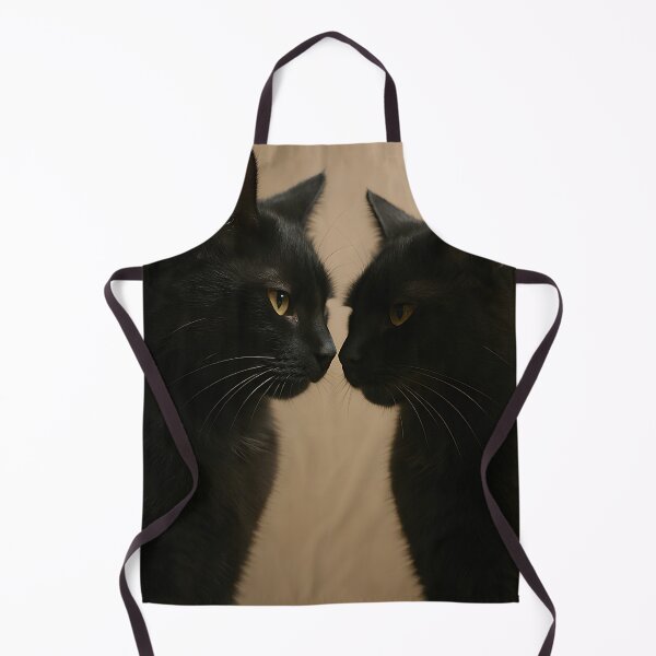 Item preview, Little Look, Big Love – Two Black Cats in a Quiet Moment designed and sold by HugoTrader.