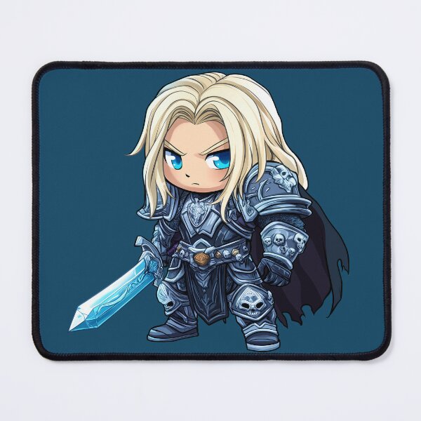 Item preview, Arthas Menethil World of Warcraft Chibi designed and sold by MoranaRed.