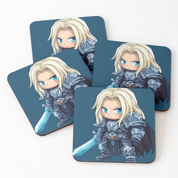 Item preview, Arthas Menethil World of Warcraft Chibi designed and sold by MoranaRed.