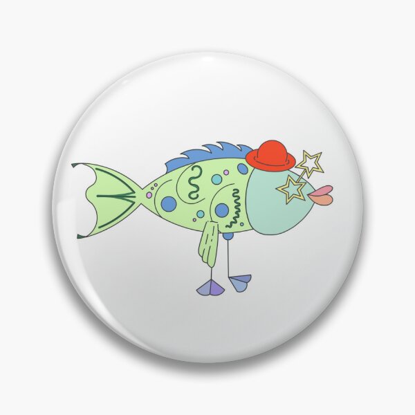 Item preview, Funky Starfish - Whimsical Cartoon Fish designed and sold by NareArt.