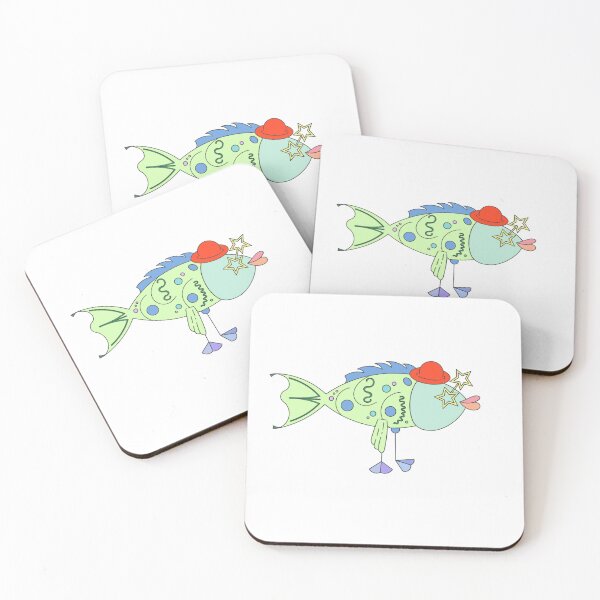 Item preview, Funky Starfish - Whimsical Cartoon Fish designed and sold by NareArt.