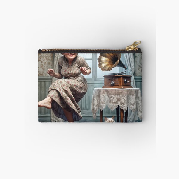 Item preview, Old Lady Dancing To a Gramophone designed and sold by Maria Dryfhout.