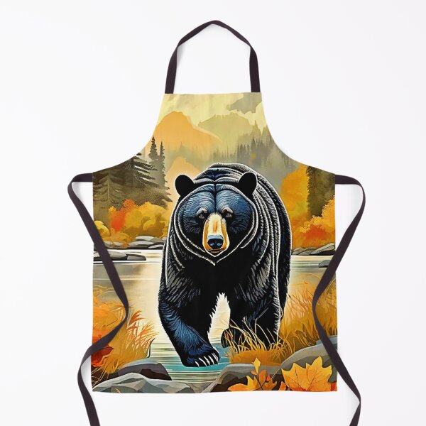 Item preview, Forest Black Bear Autumn designed and sold by Health And Fitness Posts e-Store.