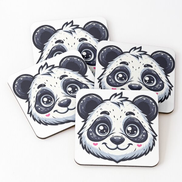 Aperçu de l'œuvre Cute Panda Artwork - Whimsical Wildlife Design créée et vendue par latelierdechris.