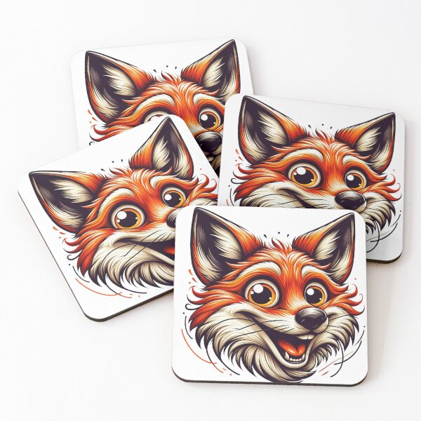 Item preview, Funny Friendly Fox Art - Vibrant Forest Design designed and sold by latelierdechris.