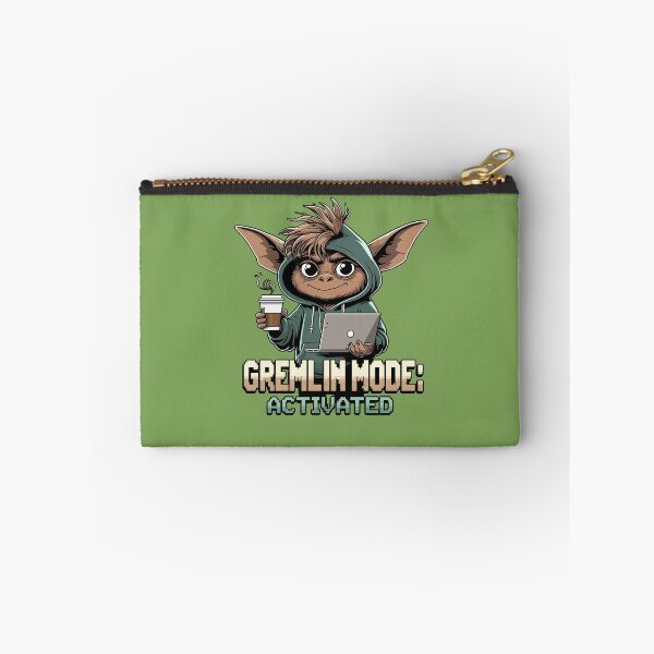 Item preview, Gremlin mode activated – Funny Gremlin design with laptop & coffee designed and sold by ApriNoeScor.