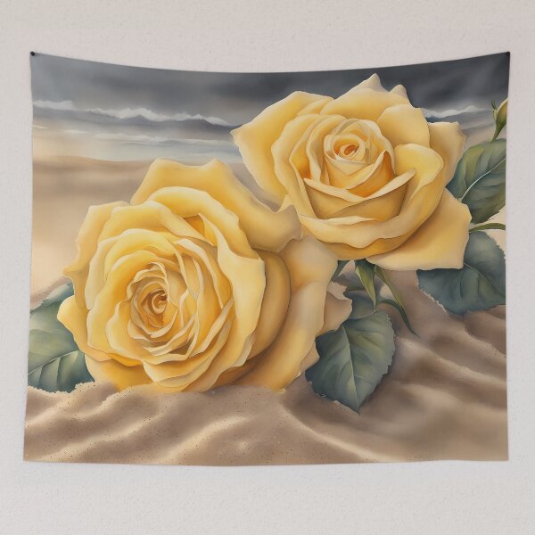 Item preview, Yellow Sand Roses designed and sold by CalmnessbyChoice.