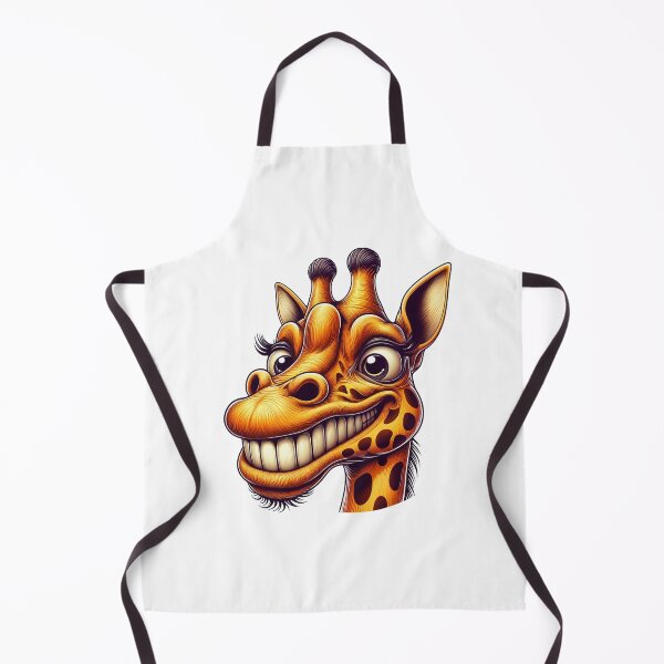 Item preview, Funny Whimsical Giraffe Art - Playful Wildlife Illustration designed and sold by latelierdechris.