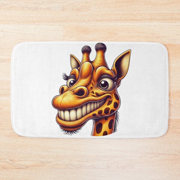 Item preview, Funny Whimsical Giraffe Art - Playful Wildlife Illustration designed and sold by latelierdechris.