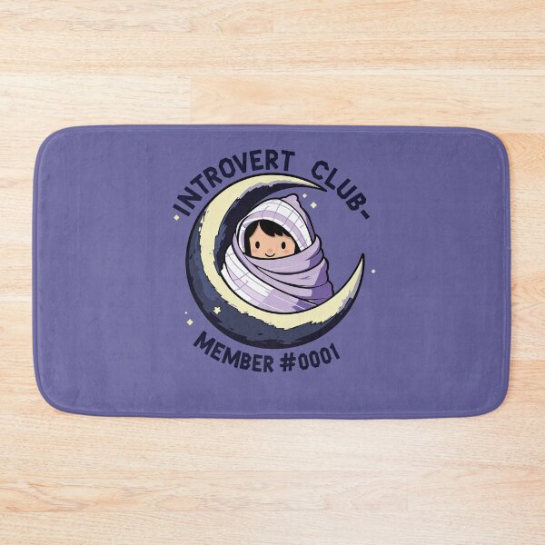 Item preview, Introvert Club – Cozy moon design for introverts designed and sold by ApriNoeScor.