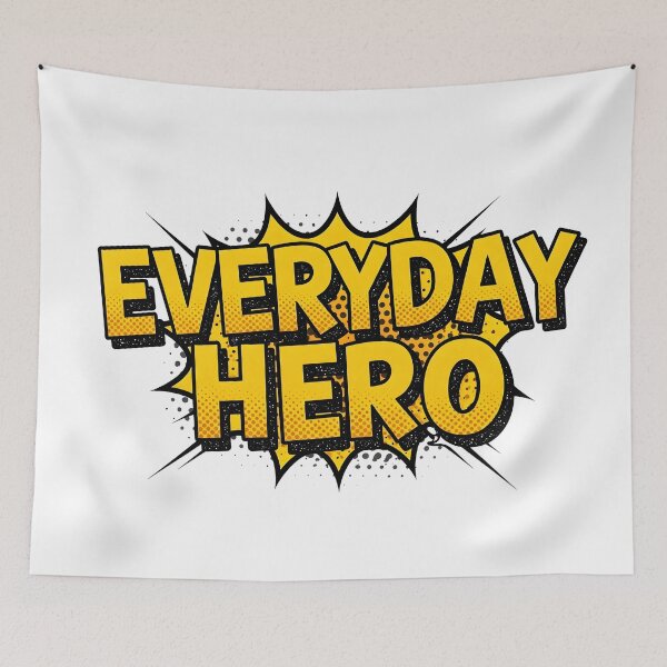 Item preview, Everyday Hero - Small Acts Big Impact Comic Tee designed and sold by Ink & Quip.