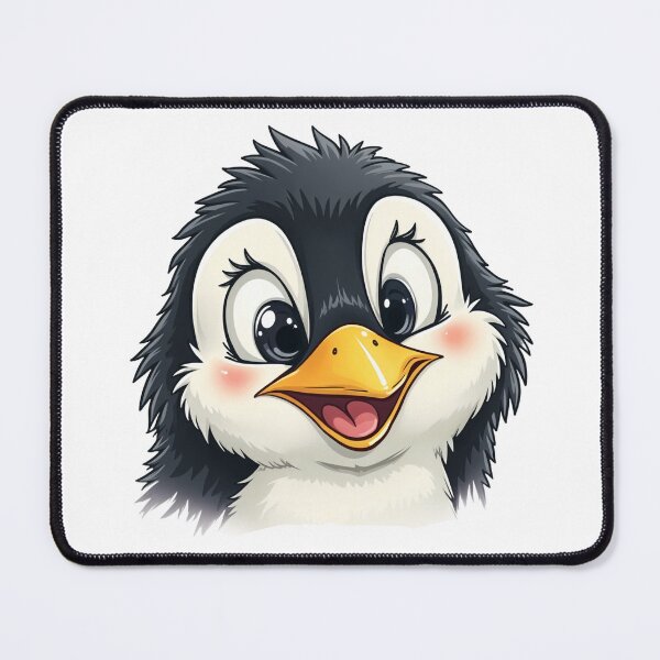 Item preview, Funny Cheerful Penguin Design - Cute Arctic Illustration designed and sold by latelierdechris.