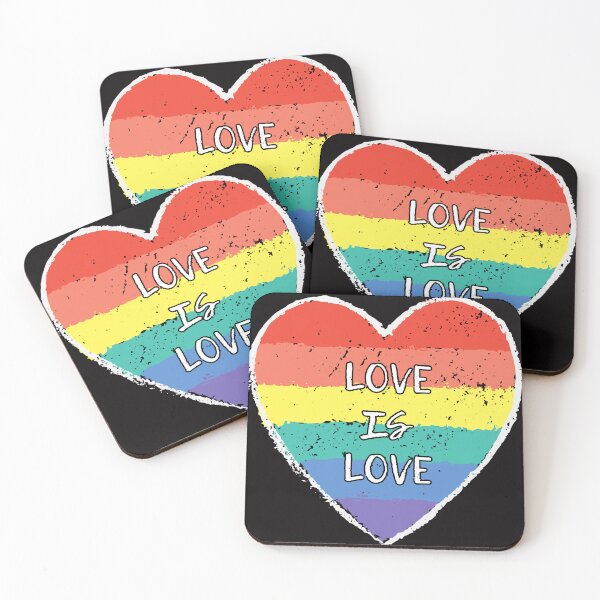 Item preview, Pride Love Is Love Rainbow Heart designed and sold by 502Templates.