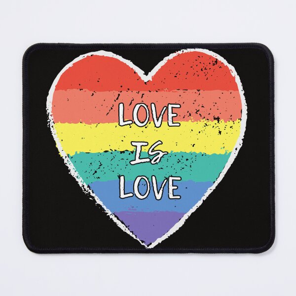 Item preview, Pride Love Is Love Rainbow Heart designed and sold by 502Templates.