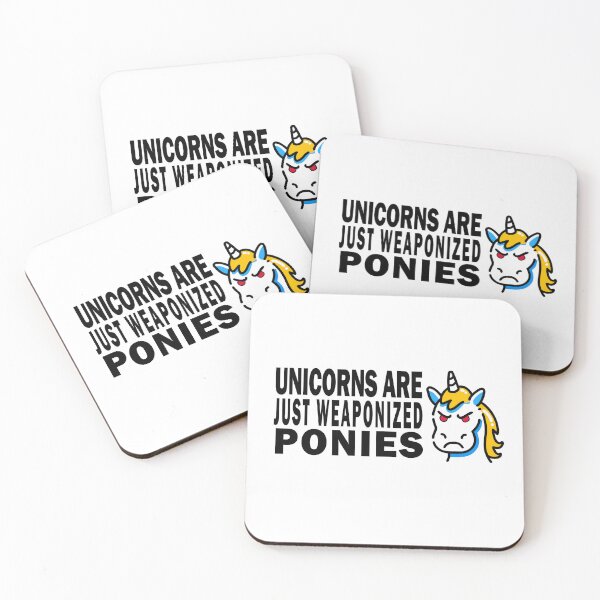 Item preview, Angry - Unicorns are just weaponized ponies. designed and sold by Bukhisz.