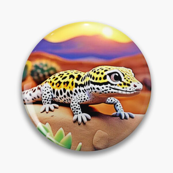 Item preview, Spotted Gecko Desert Sunset designed and sold by Health And Fitness Posts e-Store.