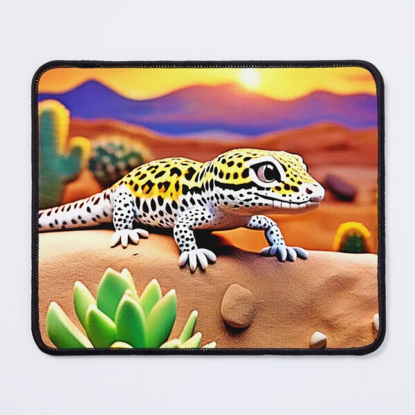 Item preview, Spotted Gecko Desert Sunset designed and sold by Health And Fitness Posts e-Store.