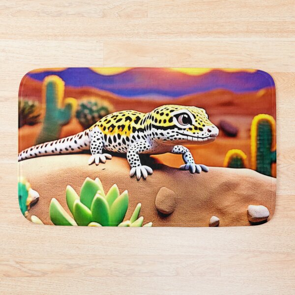 Item preview, Spotted Gecko Desert Sunset designed and sold by Health And Fitness Posts e-Store.