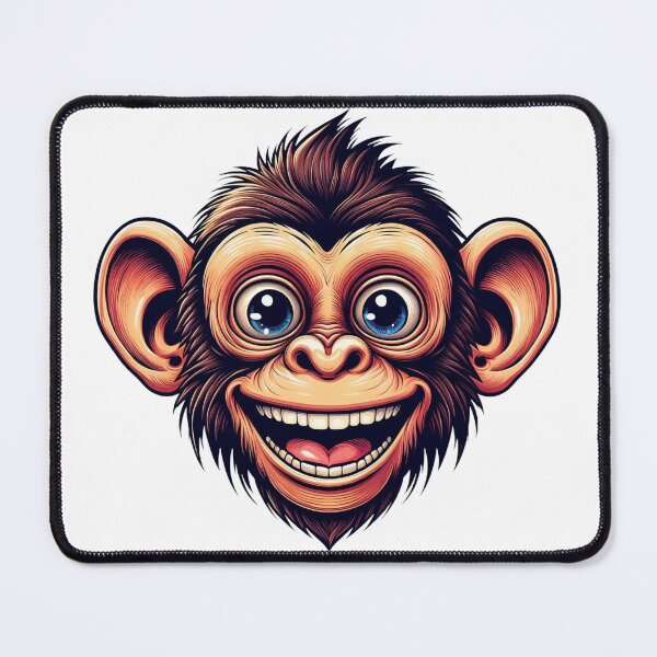 Item preview, Funny Monkey Illustration - Playful Wildlife Design designed and sold by latelierdechris.