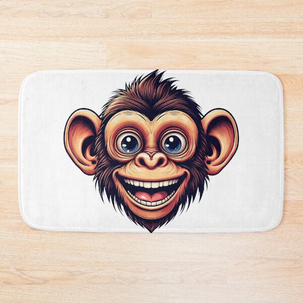Item preview, Funny Monkey Illustration - Playful Wildlife Design designed and sold by latelierdechris.