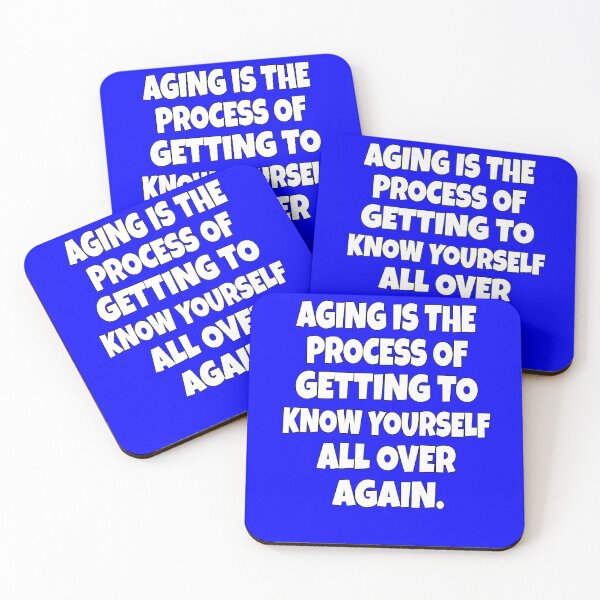 Item preview, Funny Senior Citizen Humor Aging Is The Process Of Getting To Know Yourself designed and sold by fantasticdesign.