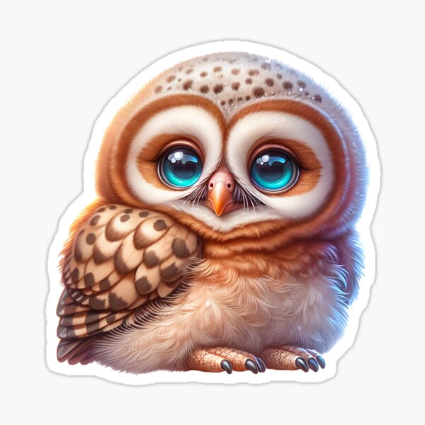 Item preview, Cute Baby Owl designed and sold by Alchemy8House.