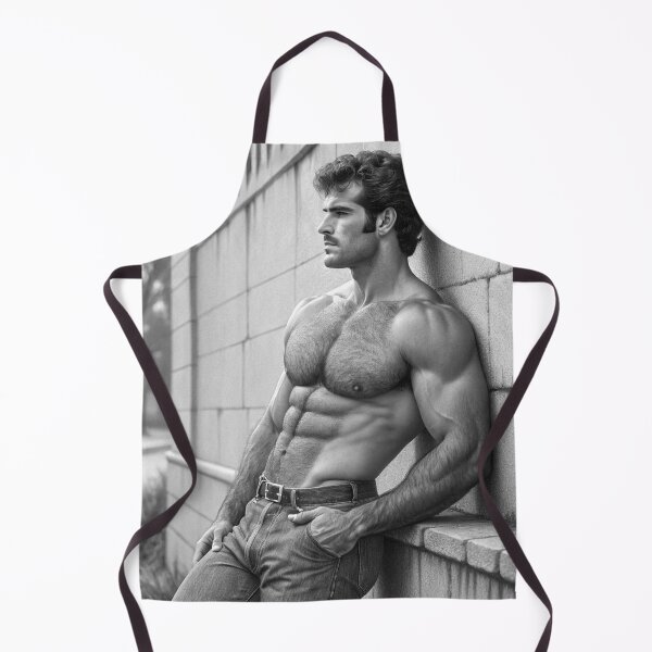 Item preview, Muscular male posing against wall designed and sold by gayishdesign.