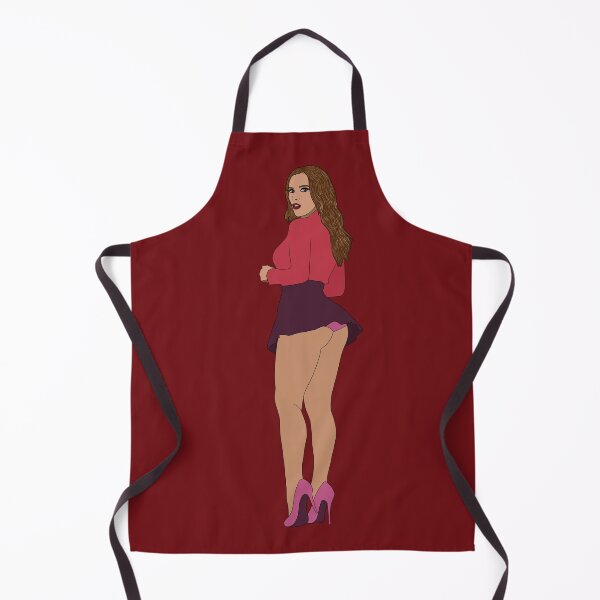Item preview, Sexy Brunette In Mini Skirt Hand Drawn Art designed and sold by Maggie1171.