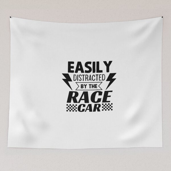 Item preview, Easily Distracted By The Race Car- Formula Racing Addict Love designed and sold by TeesYouWant.