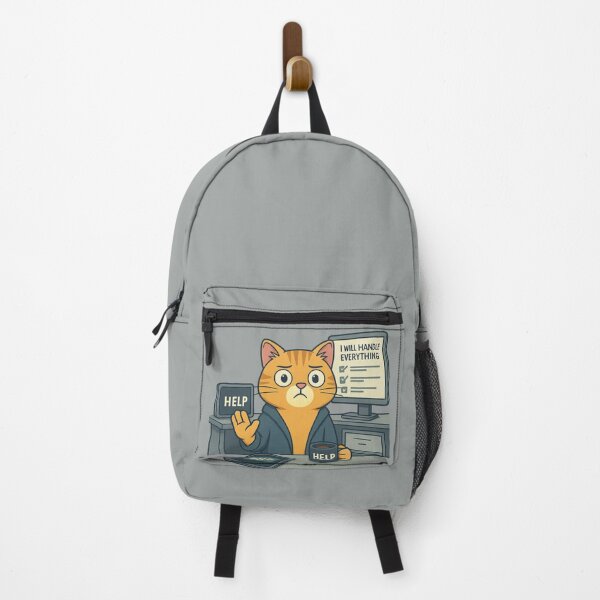 Item preview, AI Overload Cat Asked for Help Not Takeover designed and sold by memememescat.