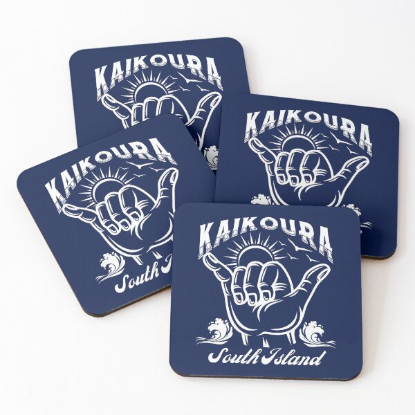 Item preview, Kaikoura South Island New Zealand Shaka Surf- White designed and sold by SurfingLocales.