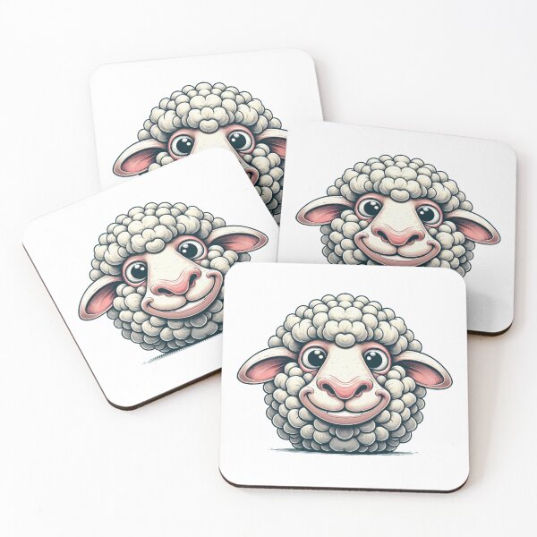 Item preview, Funny Whimsical Sheep Illustration - Charming Farm Design designed and sold by latelierdechris.