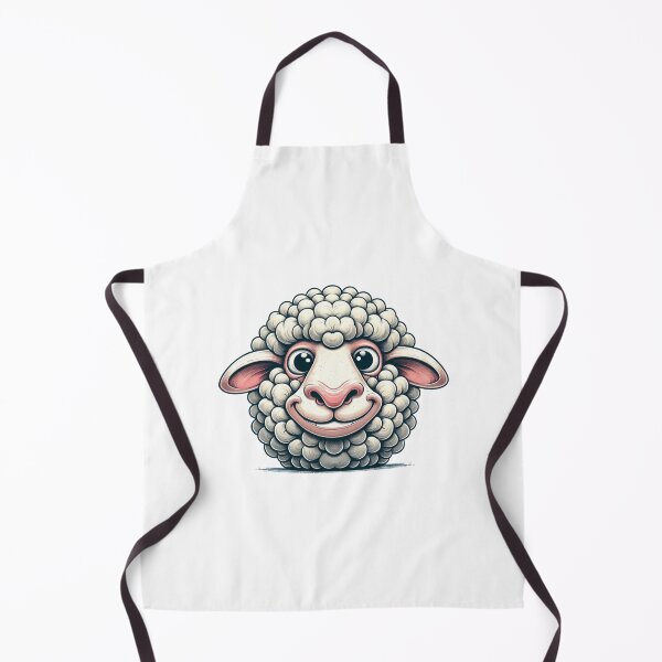 Item preview, Funny Whimsical Sheep Illustration - Charming Farm Design designed and sold by latelierdechris.