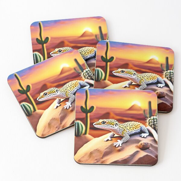 Item preview, Beautiful Desert leopard Gecko Design designed and sold by Health And Fitness Posts e-Store.