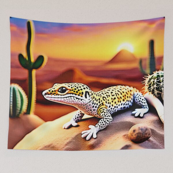 Item preview, Beautiful Desert leopard Gecko Design designed and sold by Health And Fitness Posts e-Store.