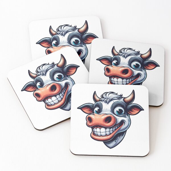 Item preview, Funny Quirky Cow Illustration - Humorous Farm Animal Design designed and sold by latelierdechris.